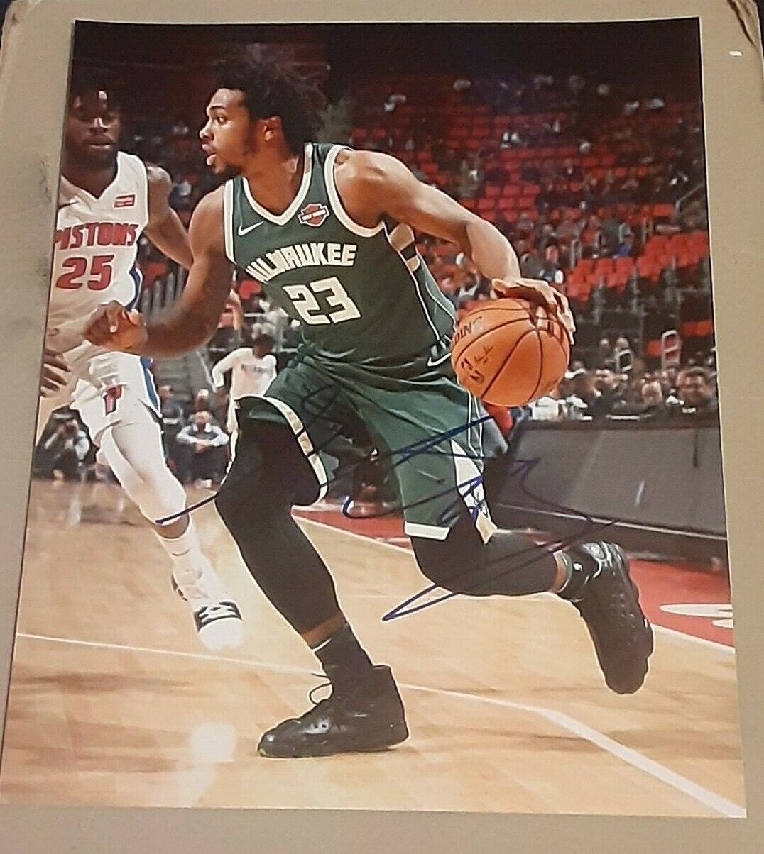 Sterling Brown Milwaukee Bucks SIGNED AUTOGRAPHED 8x10 Photo Poster painting COA Basketball MAVS
