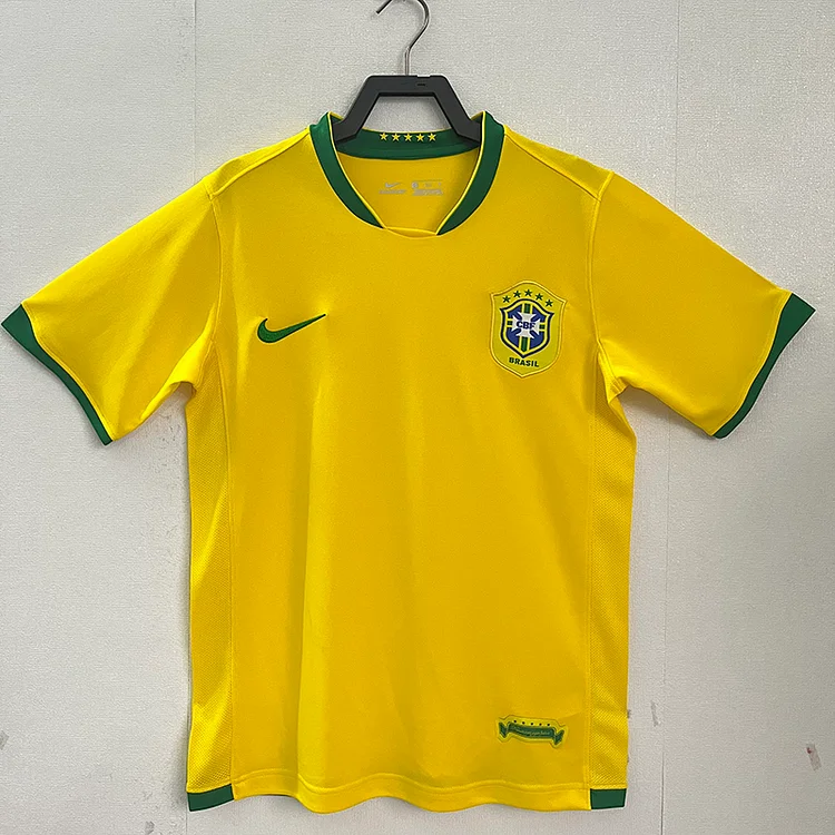 2006 Retro Brazil Soccer Jersey Home