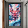 Dragon-11CT Stamped Cross Stitch 40*70cm/15.75*27.56in(Big Size)