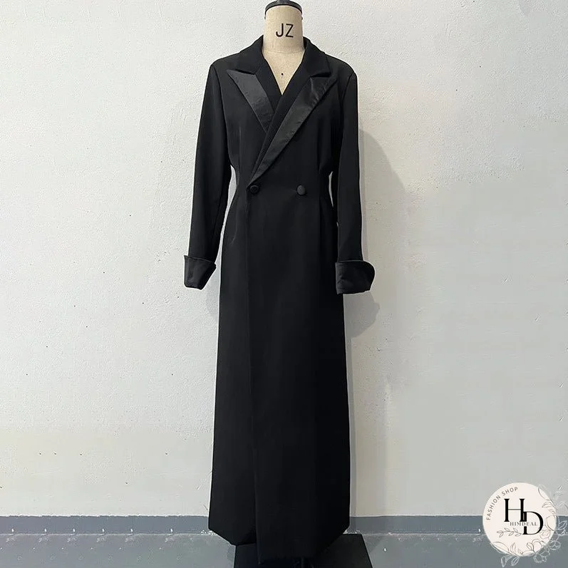 Designer Model Temperament Leisure Mid-length Single Coats
