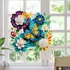 >SALE<Double Sided Acrylic Flower Butterfly Diamond Painting Hanging Pendant