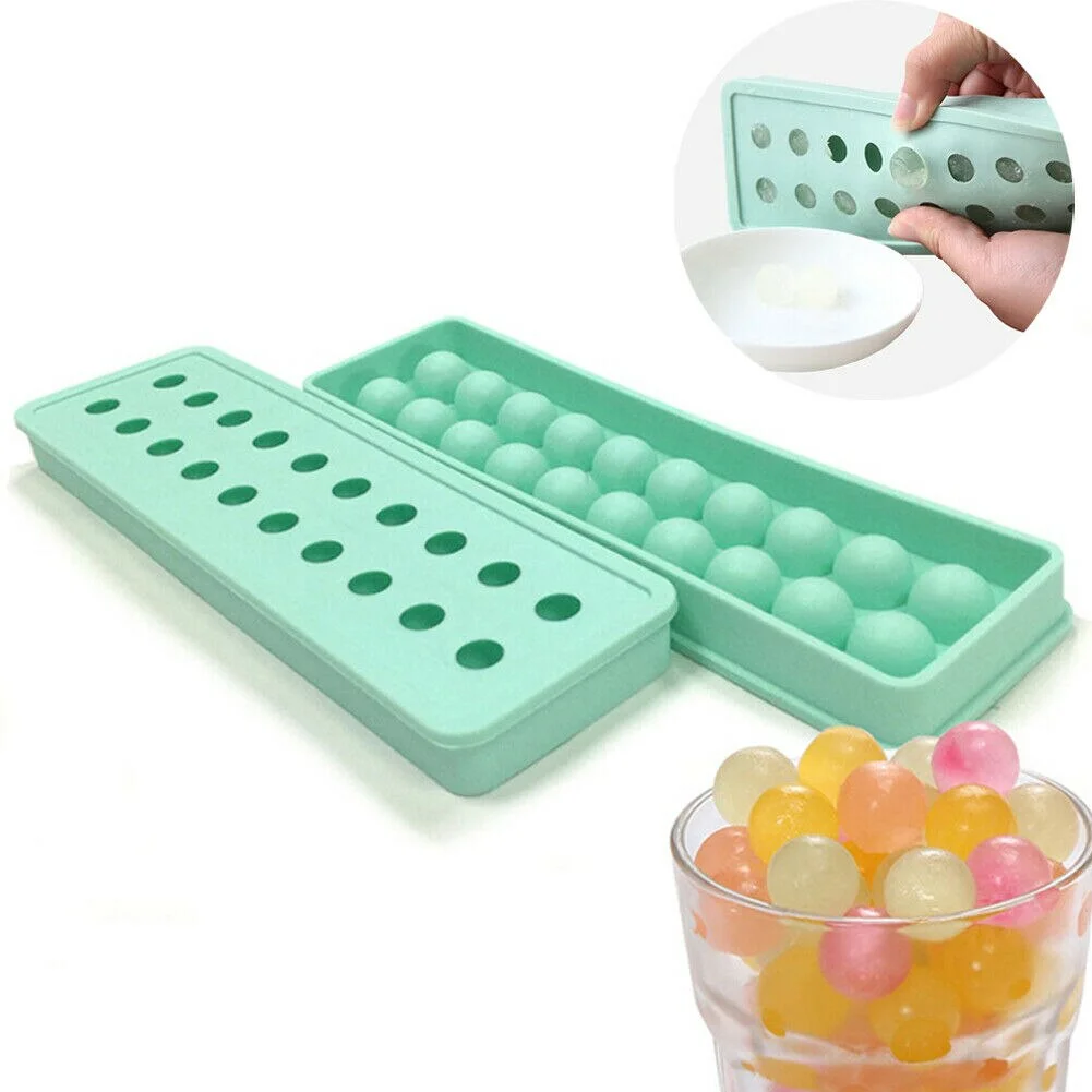 Silicon Ice Mould Creative Cavity Ball Maker Round Sphere Ice Cube Whiskey Hot Bar 20 Silicon Tray DIY Ice Cream Tool