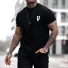 Men's Casual Printed Round Neck T-shirt by Inlyline
