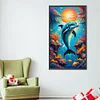 Diamond Painting-DIY Round Partial AB Drill Marine Life（45x75cm）