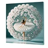(Pre-Framed)Ballet Girl-Special Shape Diamond Painting Kit(30x30cm)