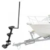 [US Local Warehouse] Boat Trailer Steps with Handrails Anti-Slip Boat Trailer Ladder Yacht Staircase Marine Trailer Step Capacity 450 lbs for Boats Dock & Launching