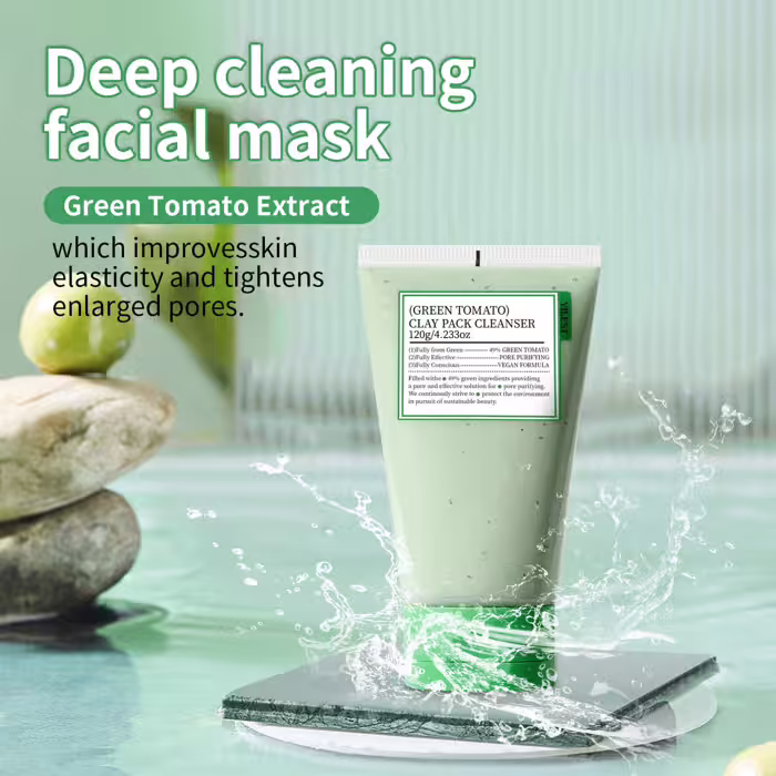🔥(GREEN TOMATO) CLAY MASK CLEANSER