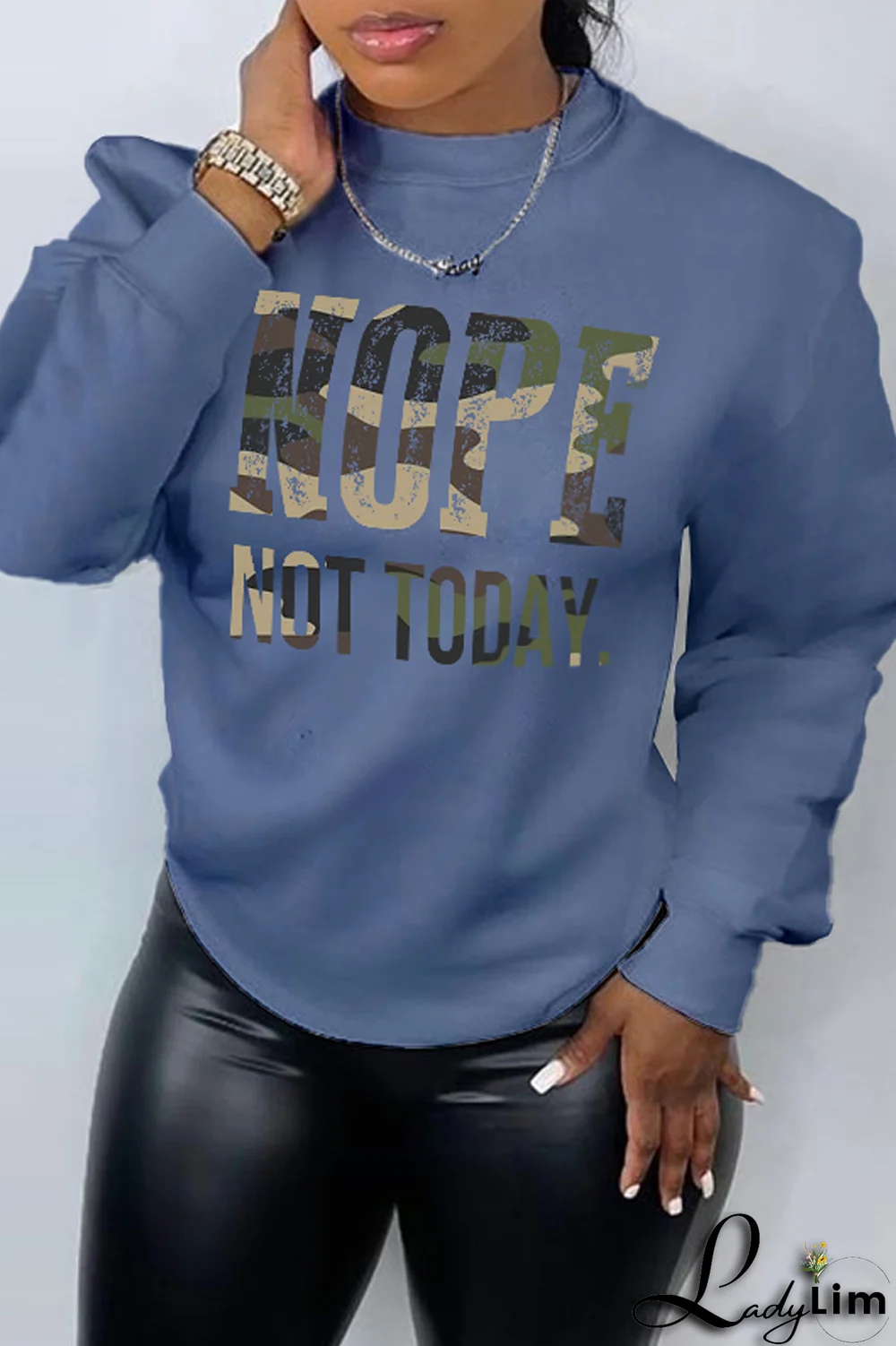 Yellow Casual Street Print Patchwork Letter O Neck Tops