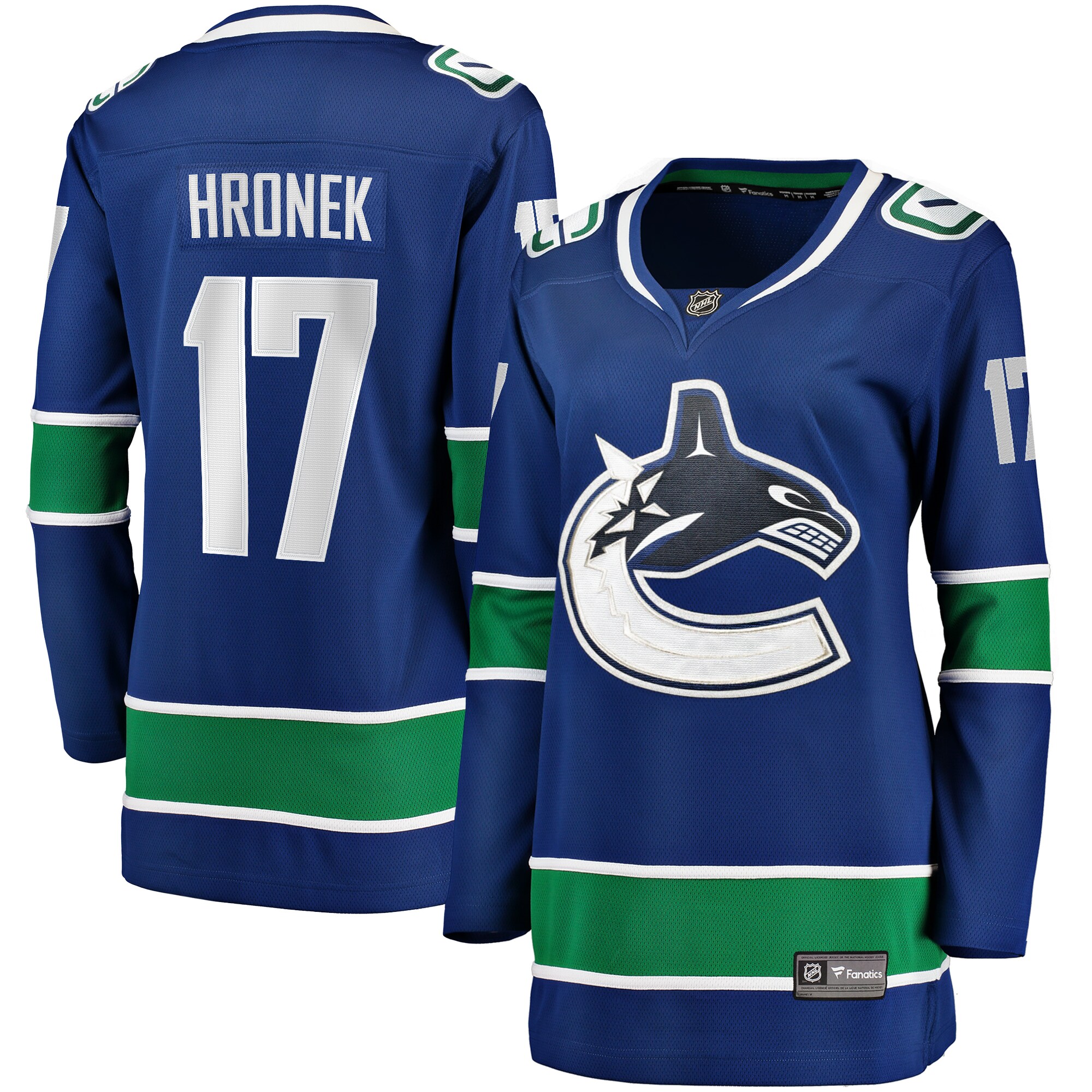 Filip Hronek Vancouver Canucks Women&rsquo;s Fanatics Home Breakaway Jersey &ndash; Blue mysite