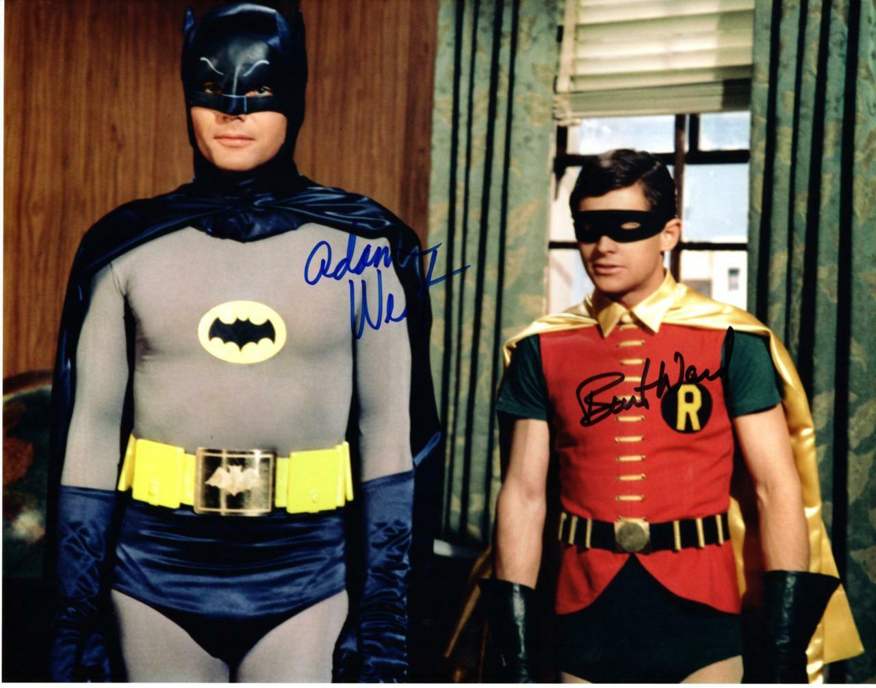 Adam West Burt Ward 11x14 Signed Autographed Photo Poster painting Picture with COA