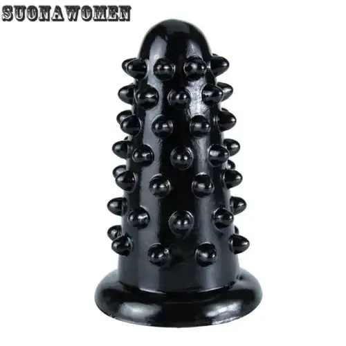 New Huge But Plug Anal Dildos Big ButtPlug Pull Bead Vibrating Plug with  Sex toy