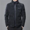 Men's fashionable stand collar casual thickened warm down jacket
