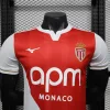 25/26 Player Version AS Monaco Soccer Jersey Home
