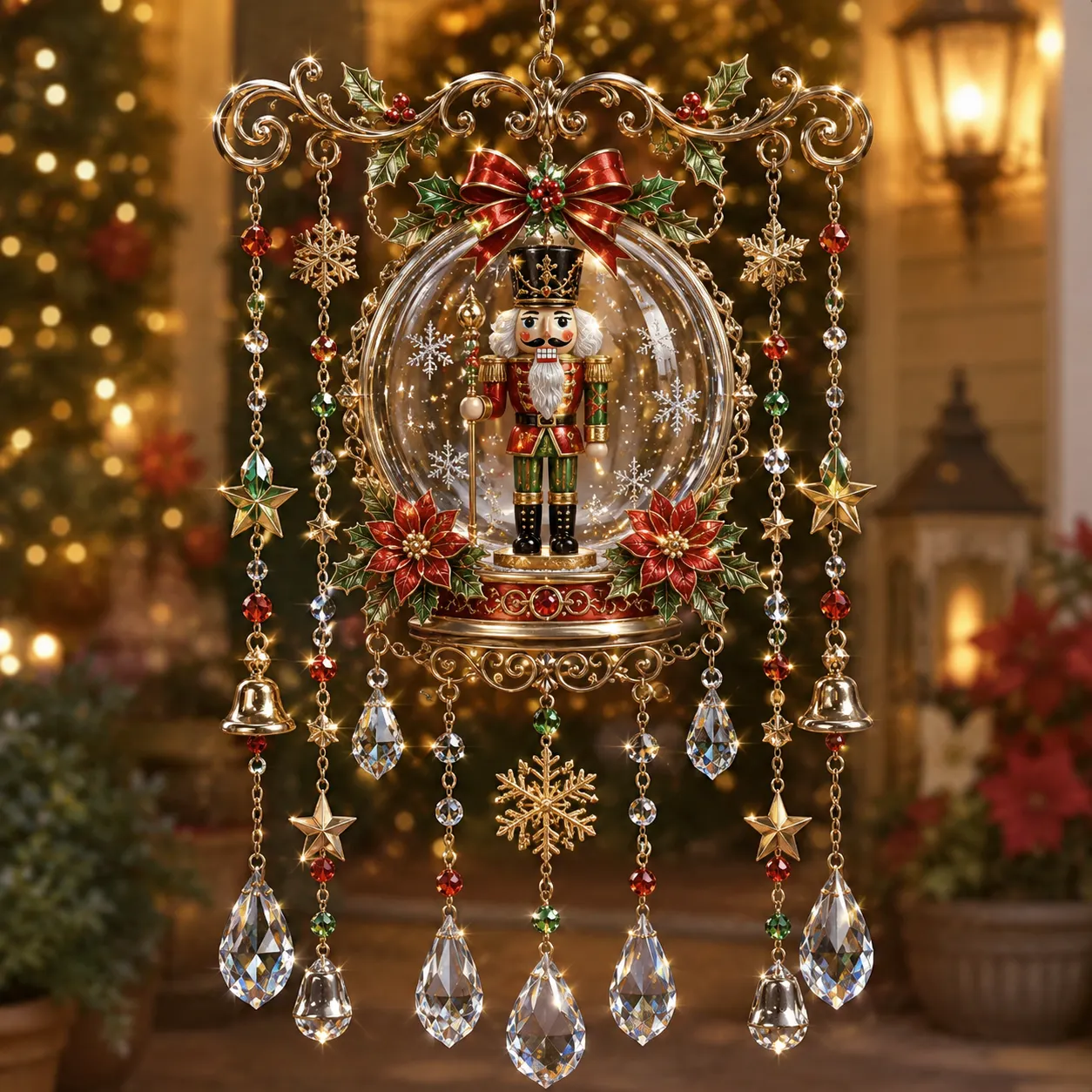 Nutcracker Snow Globe