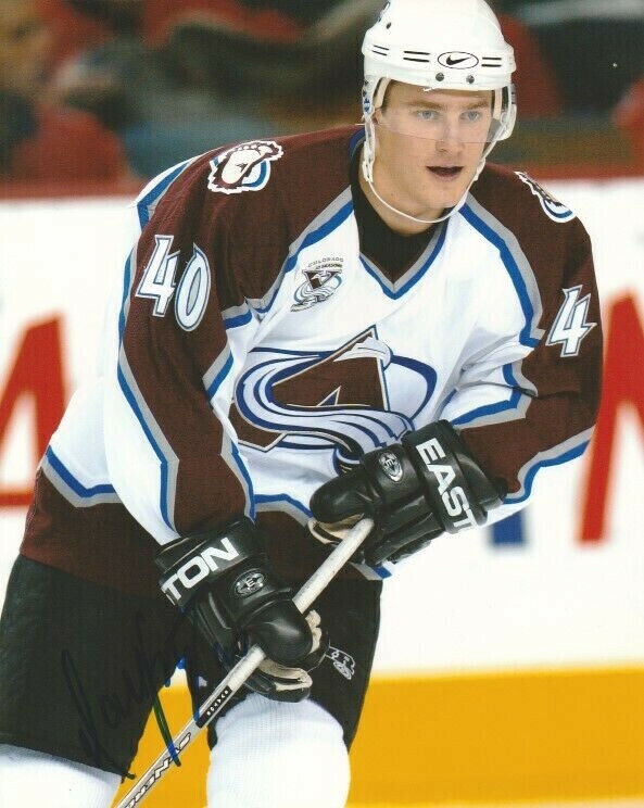 MAREK SVATOS SIGNED COLORADO AVALANCHE 8x10 Photo Poster painting #5 Autograph