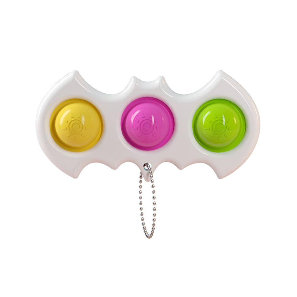 

3 Hole White - Keychain Pendant, 501 Original