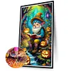 uk.everydayedeals (Limited Stock)Diamond Painting - Full Round - Pumpkin Lamp and Grandp(40*70cm)