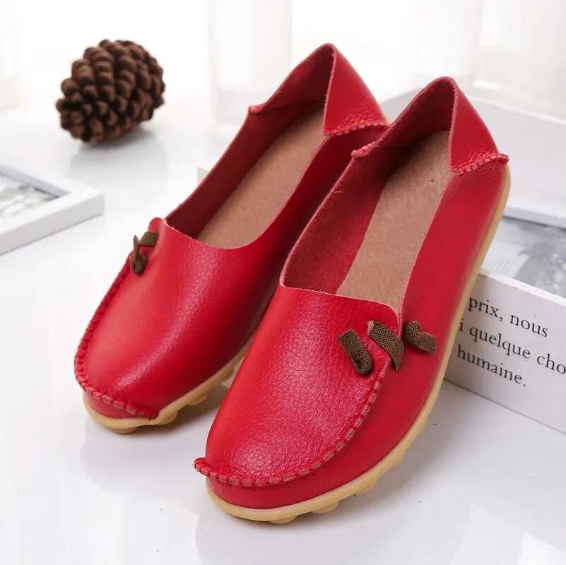 New Fashion Women Flat Shoes Round Head High Quality Mother Shoes Ballet Comfortable Candy Colors Ladies Footwear Zapatos Mujer