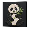 DIY Button Art Kit with Frame 11.81x11.81inch Button Painting Kit Button Painting Craft Set for Adults Beginners Arts Crafts Home Decoration