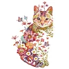 Flower Cat - 11CT Stamped Cross Stitch Kit(40*55cm)