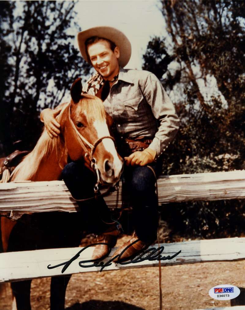 Rex Allen Signed Psa/dna Certified 8x10 Photo Poster painting Authenticated Autograph