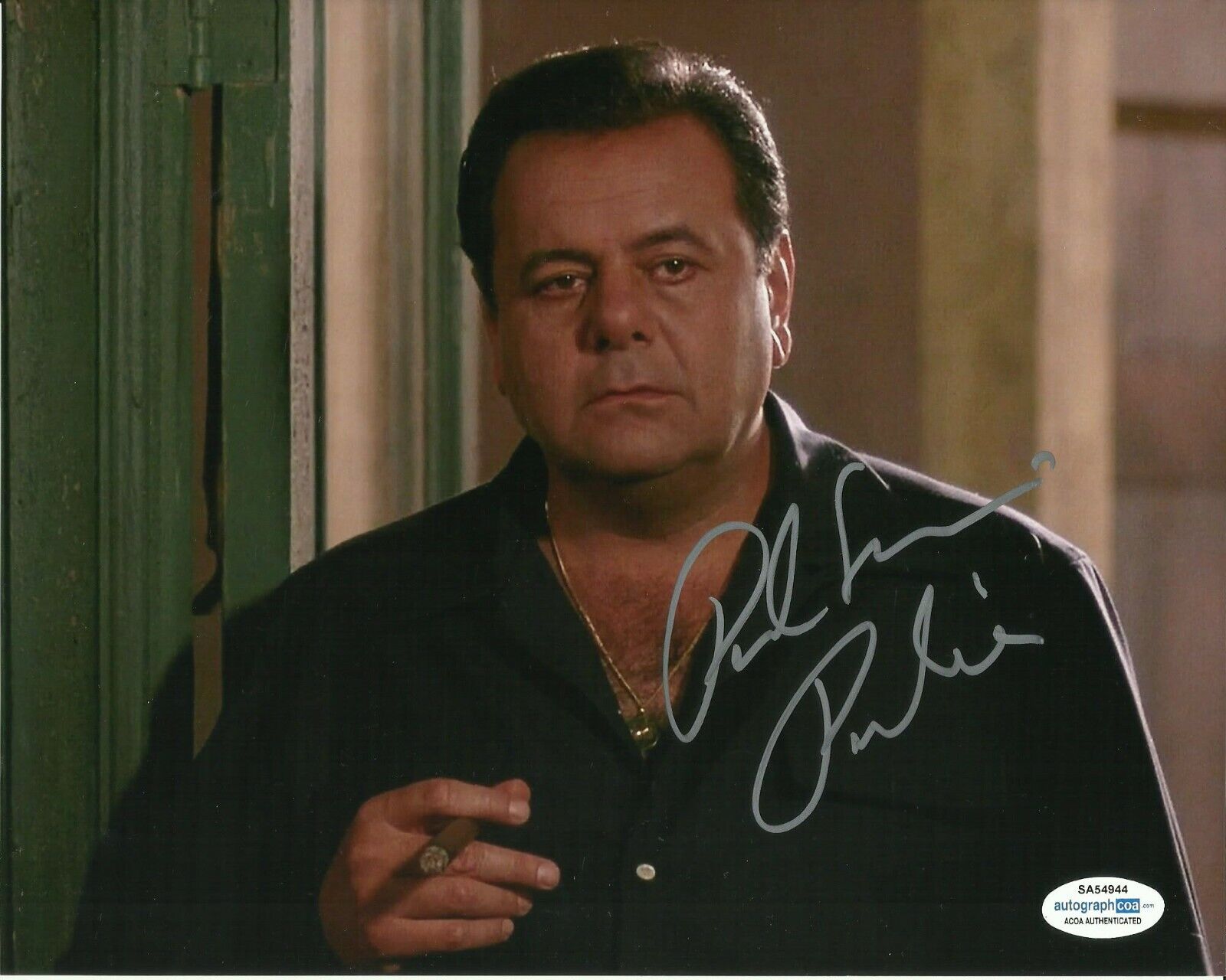 PAUL SORVINO SIGNED GOODFELLAS Photo Poster painting UACC REG 242 FILM (2) ALSO ACOA CERTIFIED