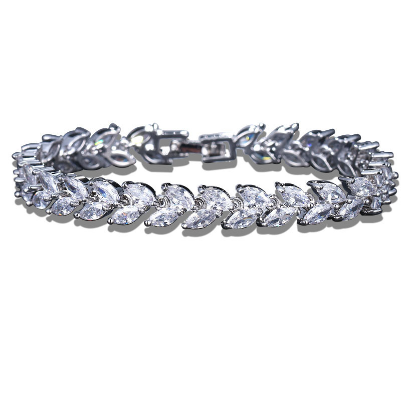 Tennis Bracelet Cubic Zirconia Crystal For Women