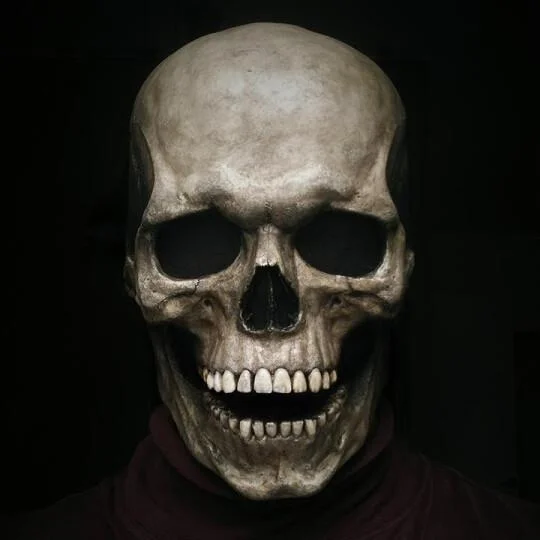 Hugoiio™  Full Head Skull Mask (helmet with movable jaw)