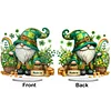 Diamond Painting Acrylic Single Sided March Gnome Ornaments Tabletop Home Office Decor