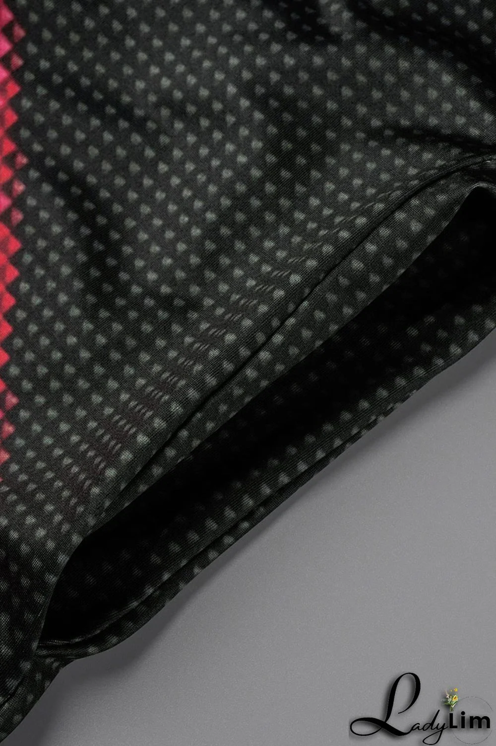 White Red Fashion Sexy Print Backless V Neck Sling Dress