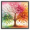 Four Seasons Tree-11CT Stamped Cross Stitch 45*45cm/17.72*17.72in