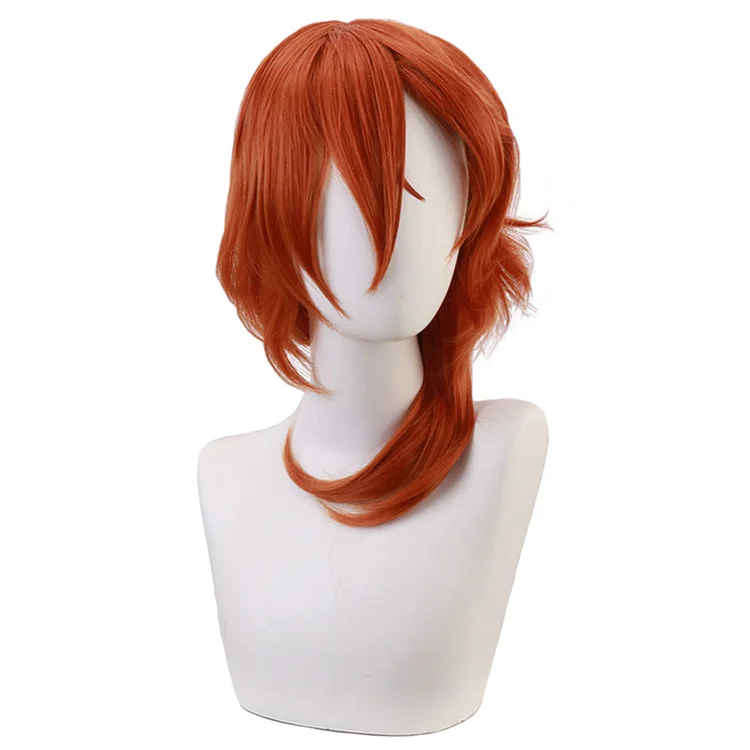 Nakahara Chuuya Yellow Cosplay Wig Heat Resistant Synthetic Hair Carnival Halloween Party Props