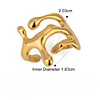 Artistic Gloss Golden Stylish Ring