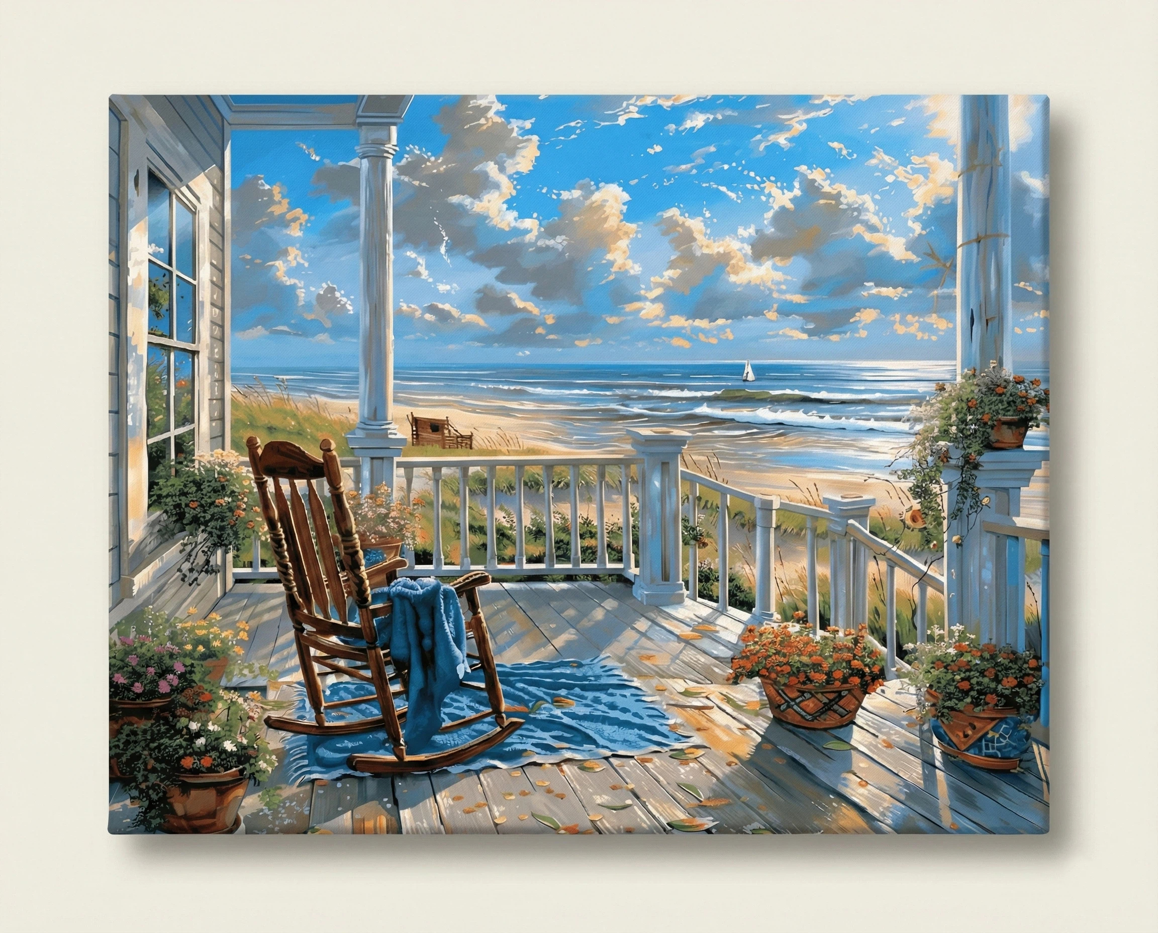 Beach and Chair - Paint by Numbers -30*40cm/40*50cm