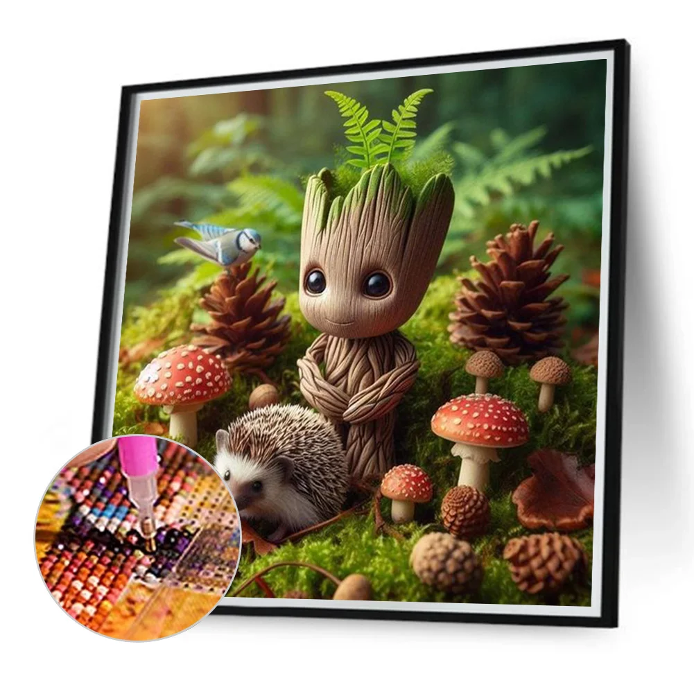 Diamond Painting - Full Round Drill -  Groot(Canvas|40*40cm)