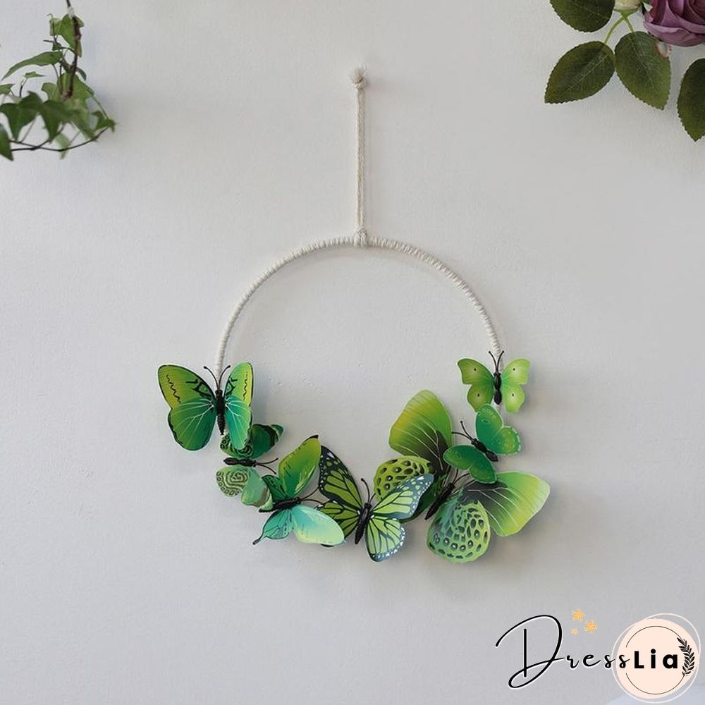 Garland Simulation Butterfly Decorations Wall Craft Ornaments