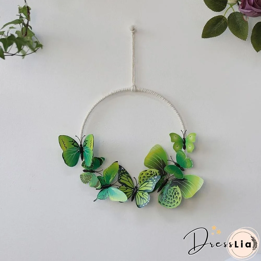 Garland Simulation Butterfly Decorations Wall Craft Ornaments