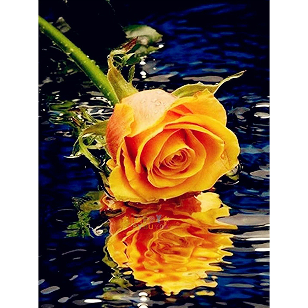 

Yellow Rose - Round Drill Diamond Painting - 30*40CM, 501 Original