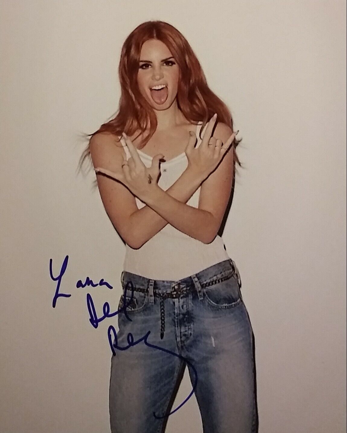 Lana Del Rey signed 8x10