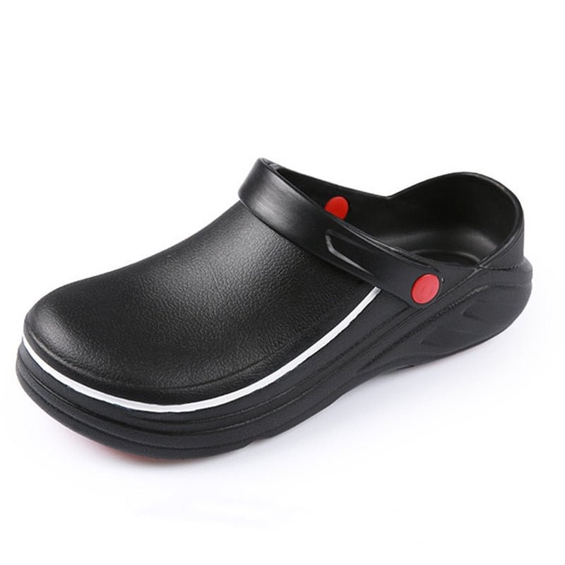 Summer Men Sandals EVA Unisex Slippers Non-slip Waterproof Oil-proof Shoes for Chef Master Hotel Restaurant Slippers