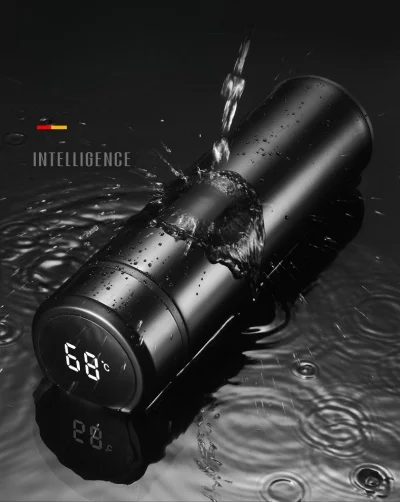 Intelligent Temperature Measuring Insulated Cup Car Cup