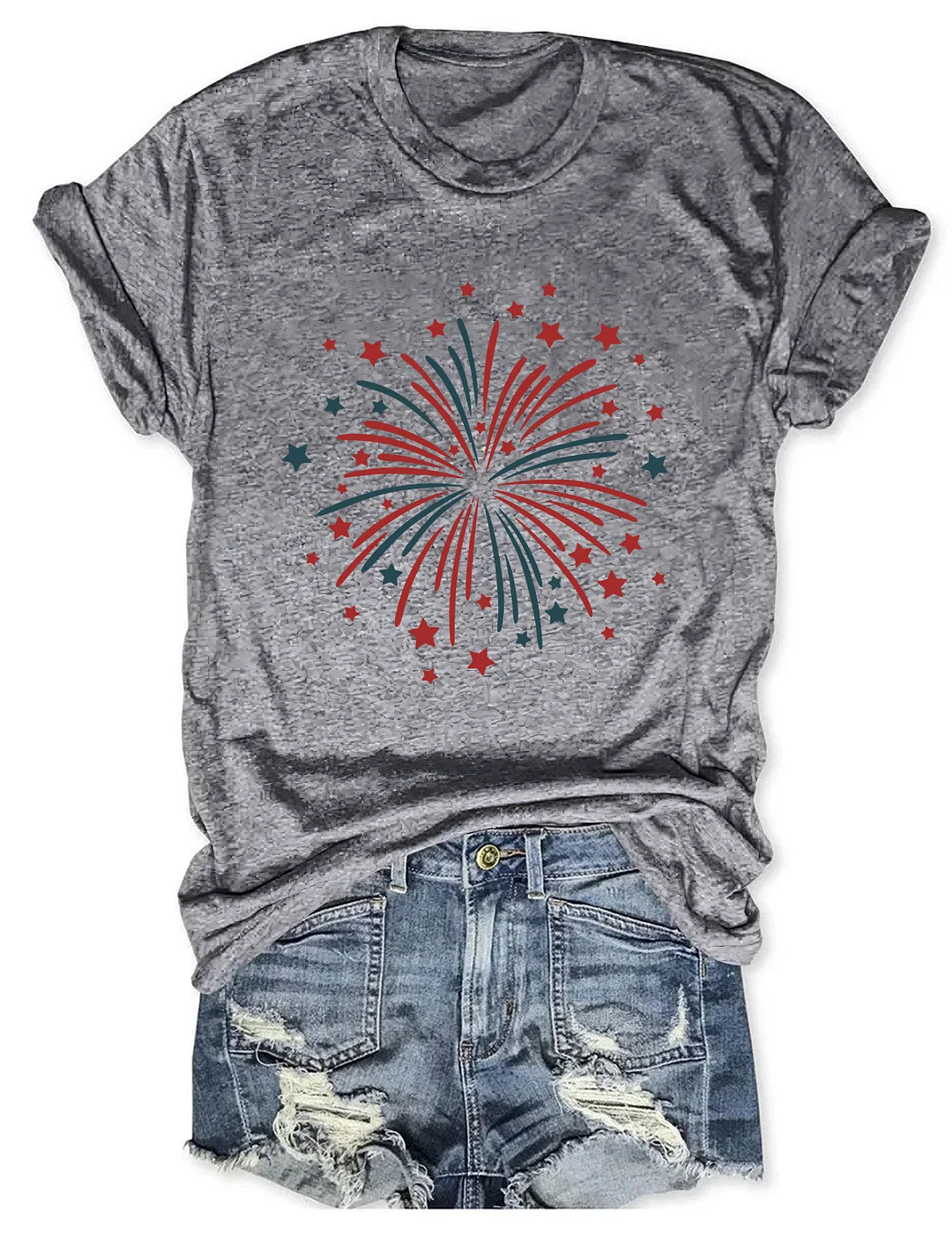 Freedom Family Faith Friends Fireworks T-Shirt