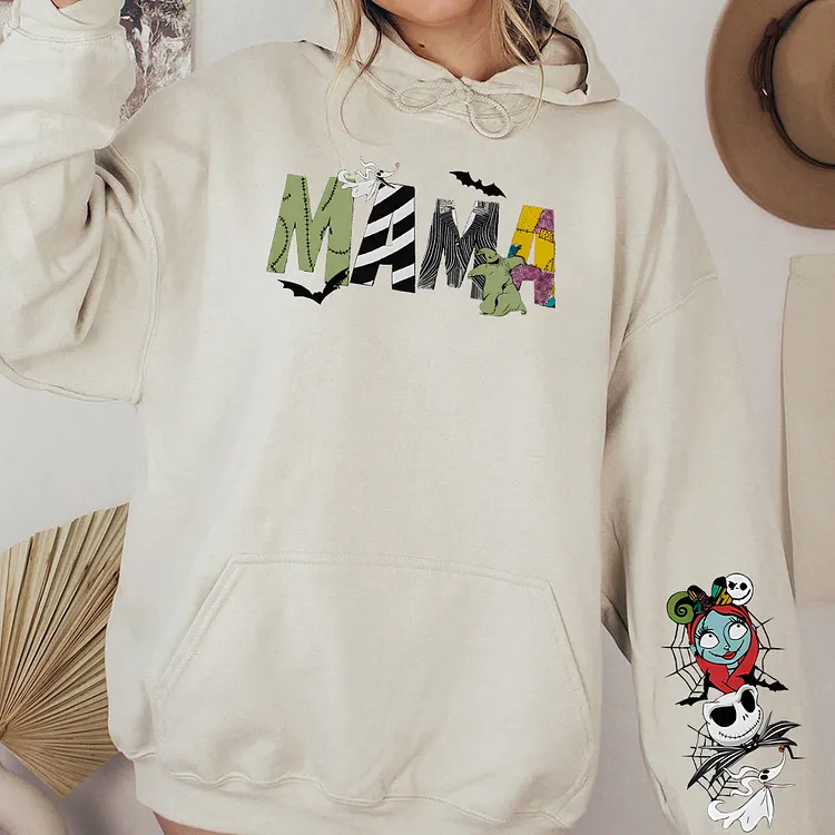 Nightmare Mama Sweatshirt Spooky Season Halloween Popular Now