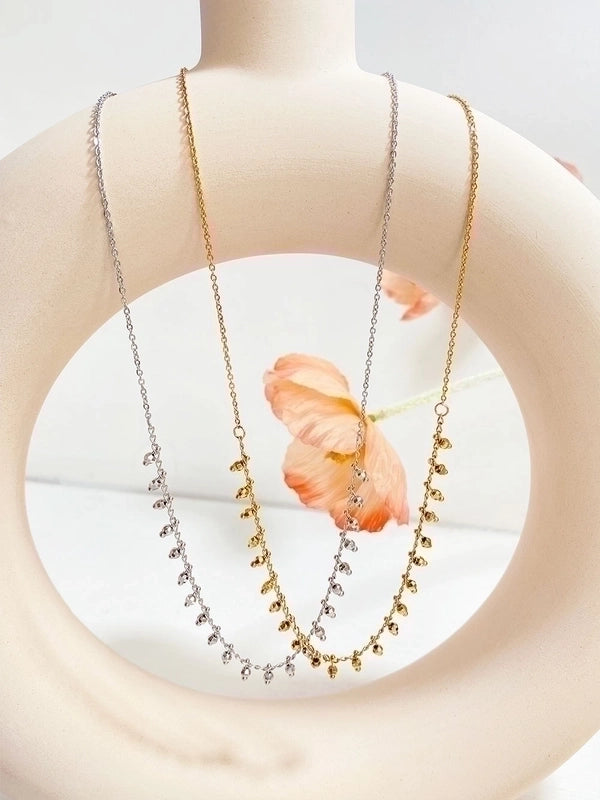 Basic Classic Style Geometric 304 Stainless Steel 18K Gold Plated Plating Necklace