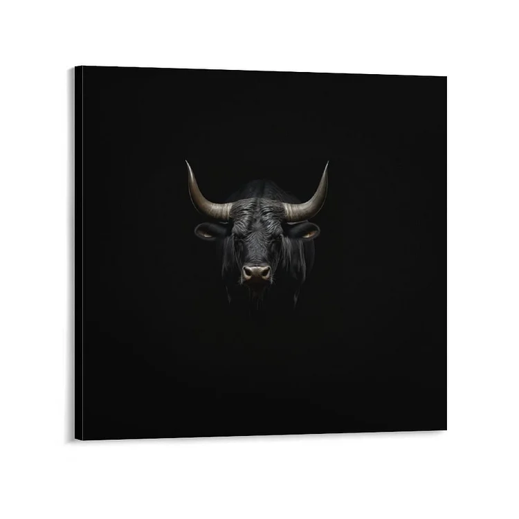 3 Panel Hanging Posters Square BLACK BULL   customized, personalized, gift