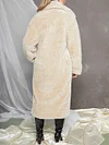 Cashmere Fleece Lining Artificial Fur Coats