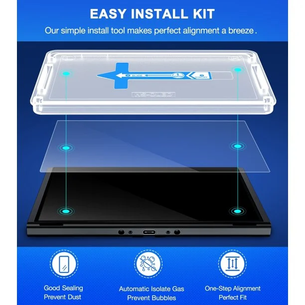 Switch Screen Protector, Switch Protective Screen, Anti-Scratch Tempered Glass Screen Protector for switch(4 Pack)