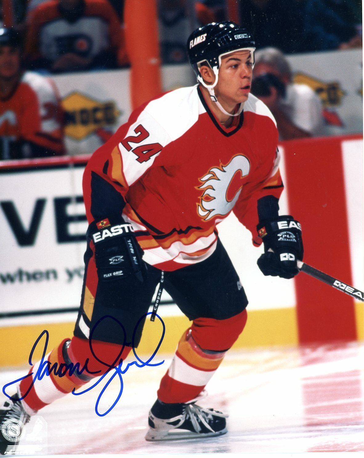 Jarome Iginla Autographed 8x10 Calgary Flames # S297