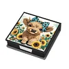 Yak Leather Diamond Painting Notecard Box Contains 160 Sheets of Paper