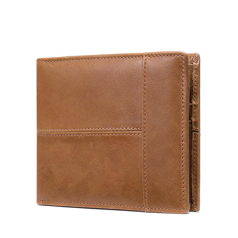 Vintage RFID Blocking Durable Leather Security Wallets